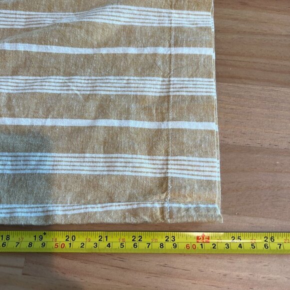 Marine Layer Franki Wide Leg Pant Extra Small in Gold Stripe - Picture 10 of 11